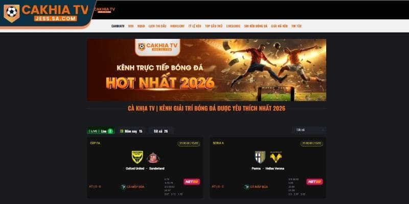 Trang Chủ 13 Tổng quan về website CakhiaTV